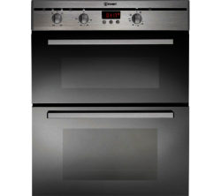 INDESIT  FIMU23IXS Electric Built-under Double Oven - Stainless Steel